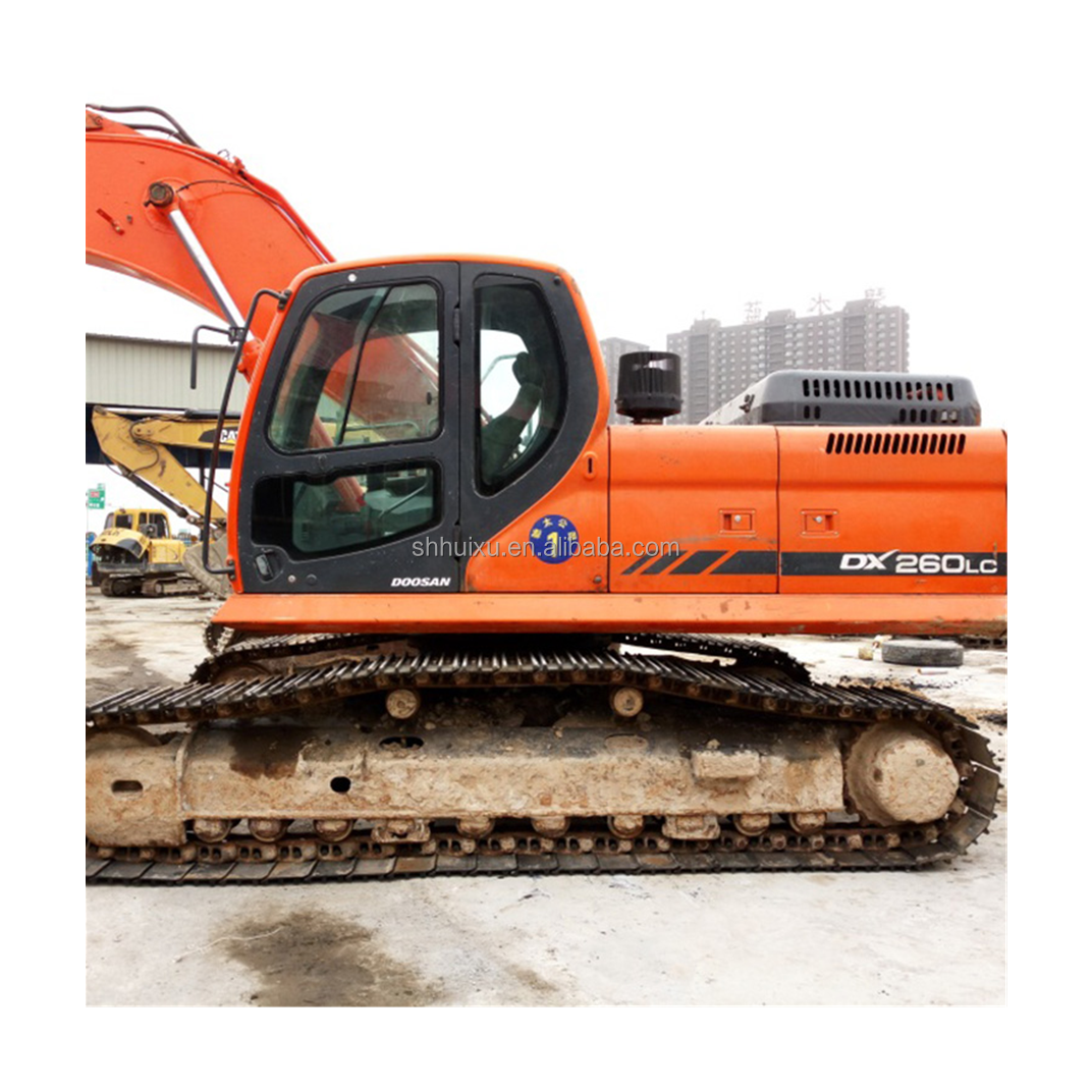 Doosan hot sale Excellent quality Second hand hydraulic crawler excavator DOOSAN DX260 Korea origin/Used digging machine best selling good price