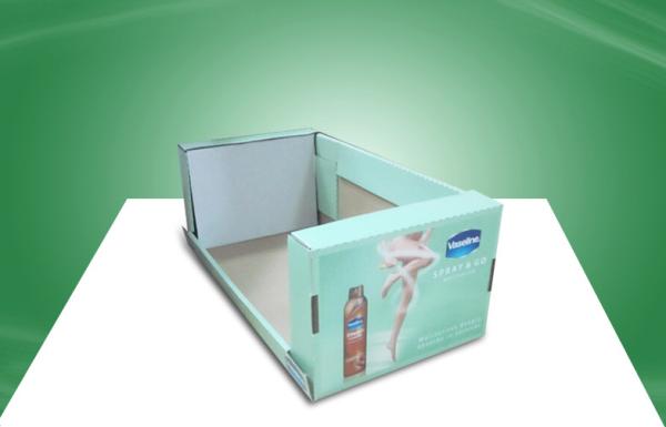 Heavy Duty PDQ Trays Countertop Cardboard Display Box With Glossy / Matt