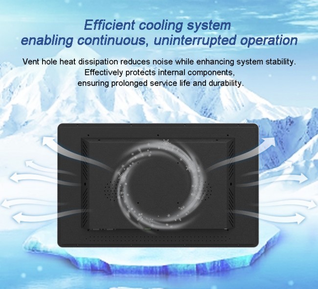 21.5 Inch Rack-mounted Server Monitor Touches Panel Pc I3 I5 I7 RS232 RS485 GPIO Touch Screen All in One Industrial PC