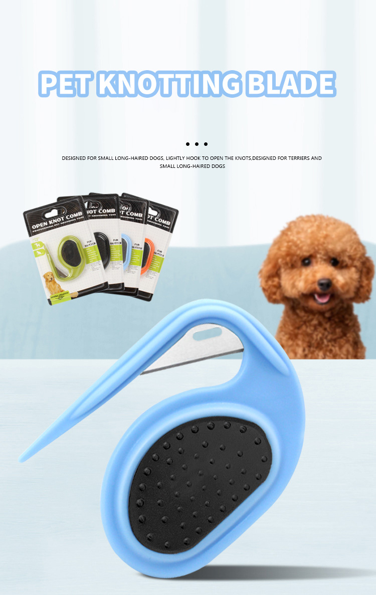 Clipper Blade Dog Knotting Comb Orange Pet Knotting Comb For Cats
