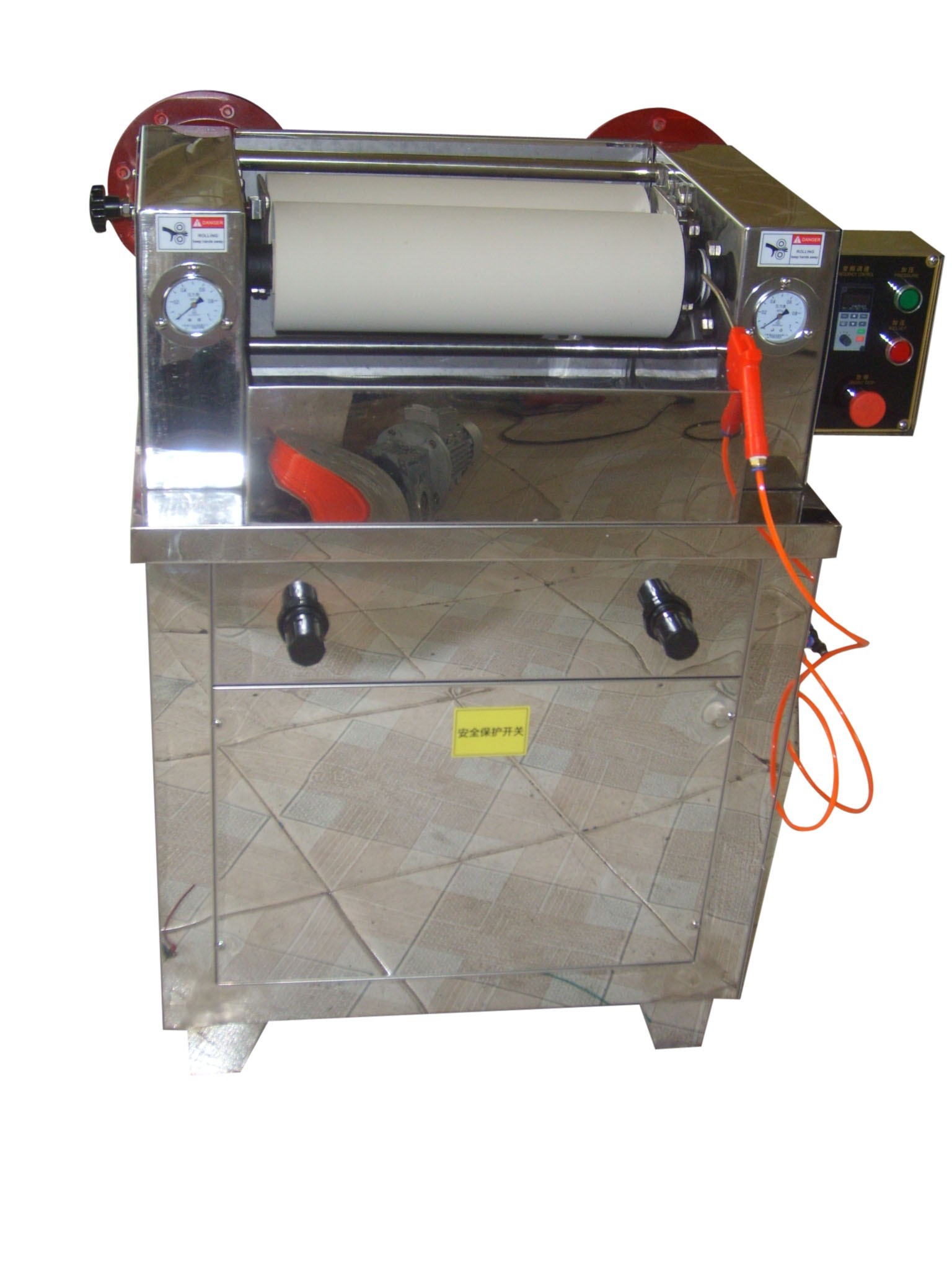 Easy Operate Textile Testing Instruments , Shiftable Horizontal Lab Padder /