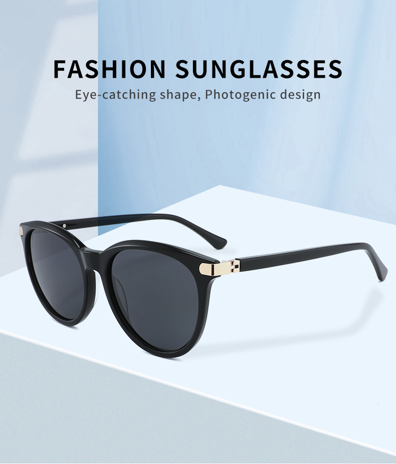 UV400 Protection Men'S Acetate Sunglasses Polarized Unisex Acetate Shades