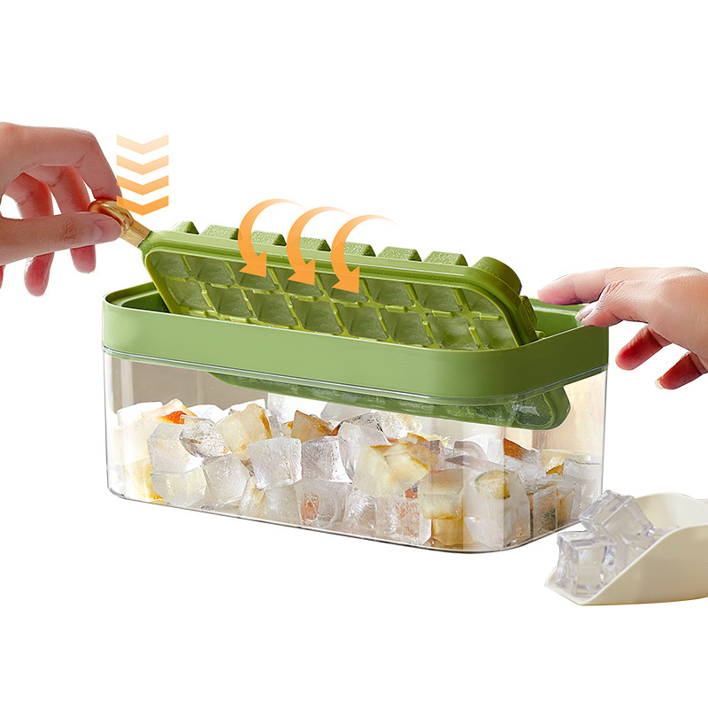 One Button Release Flip Whisky Ice Cube Tray New Patented Design