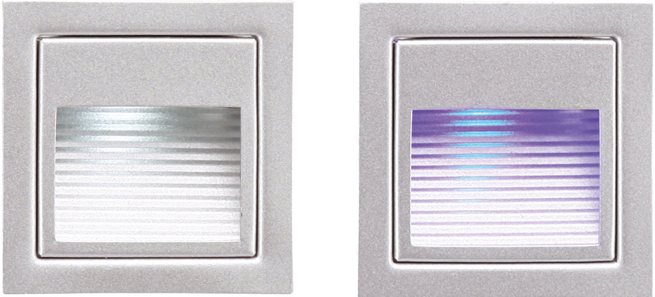 Square Led Mounted Wall Light Recessed 120 Degree Led Stair Lighting