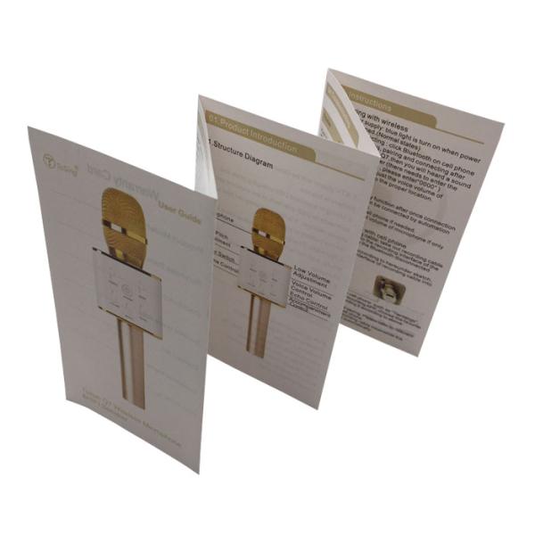 Commercial Marketing Booklet Printing Service Poster Glossy Coated Customized