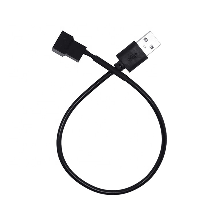 USB to 3 Pin 4 Pin Molex Female PWM 5V Case Computer Cooler Cooling Fan Power Supply Adapter Connector Cable