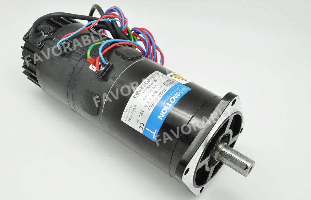 Sanyo Dc Servo Motor C Axis Motor X Axis Step Motor Used For Apparel Cutter Machine