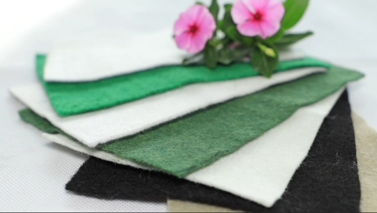 Non Woven Geotextile for Road Construction and Dam Project White Colo