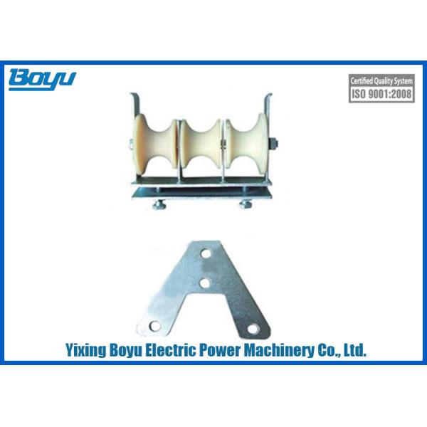 China Weight 2.85kg Tri-Bundle Stringing Block , Pulley Board Transmission Line Stringing Tools Nylon Wheel on sale China Weight 2.85kg Tri-Bundle Stringing Block , Pulley Board Transmission Line Stringing Tools Nylon Wheel on sale