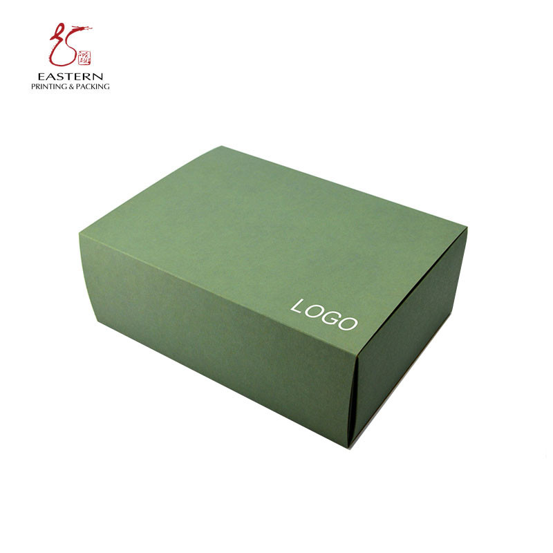Customized Logo Printing Cupcake Paper Box with Foldable Lid Square Shape