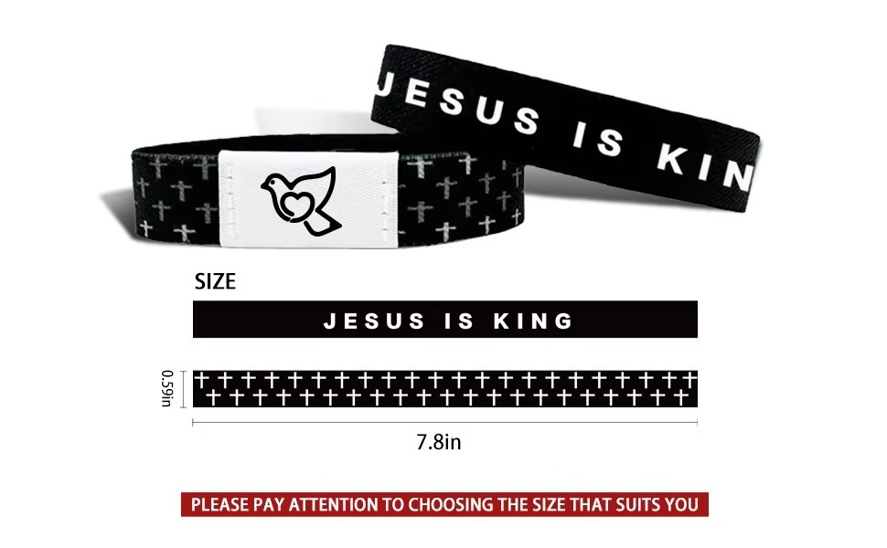 NFC Christian Daily Bible Verse Bracelet Temperature Resistant -30°C to 60°C Durability
