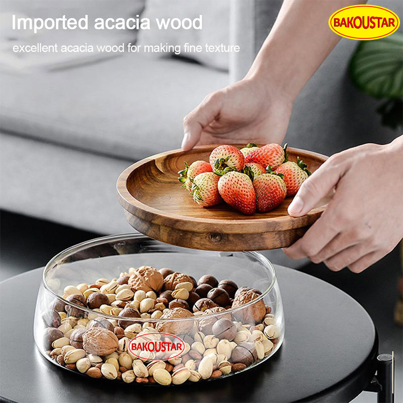 Lead Free Dried Fruit Storage Borosilicate Glass Jars