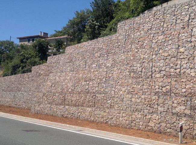 60 × 80mm Woven Gabion Baskets 1mx1mx1m Wire For Higher Loading Capacity And Durability
