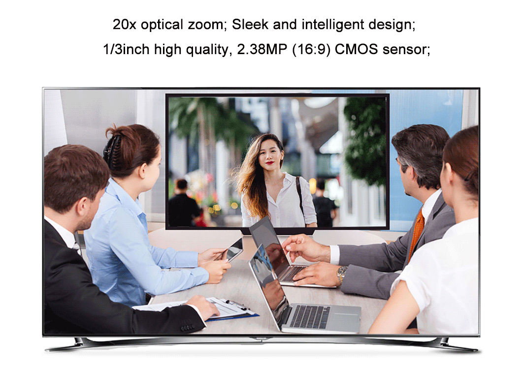 1920X1080 Full HD HDMI 20X Zoom PTZ Video Conference Camera for Video Conference Meeting/ Church