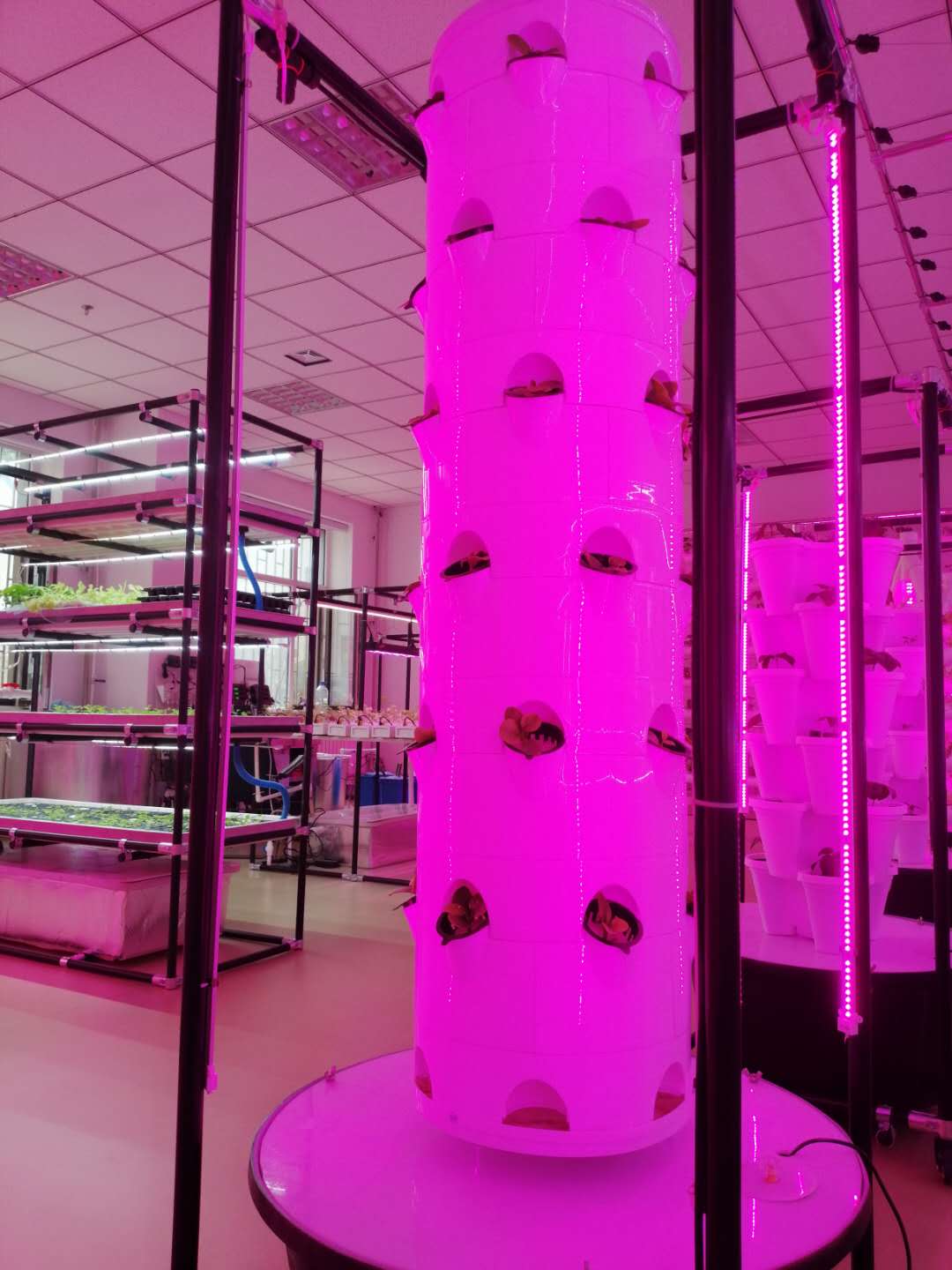 Hydroponic Vertical Tower System For Vegetables Agriculture Tower Planter
