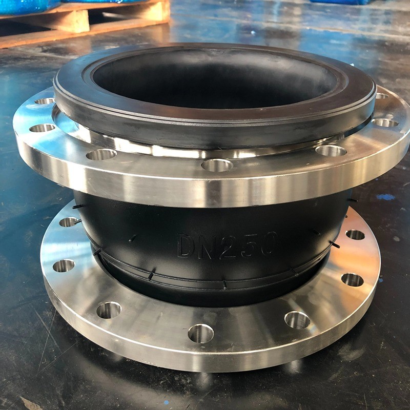Rubber Expansion Bellows Compensator DN450 DN100 Ball Connector Epdm Single Flange Sphere Bellow Flexible Expansion Rubber Joint