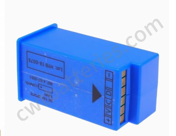 12V 2.8Ah LiMnO2 Medical Batteries Rechargeable 4-07-0001 HYB 18-0075 For