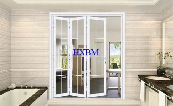 Double Tempered Glazing External Folding Doors With Sound Insulation And Heat