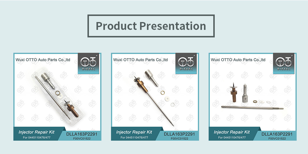 Bosch Injector Repair Kit For Injector 0445110476 / 477 / 0986435241 Nozzle DLLA163P2291