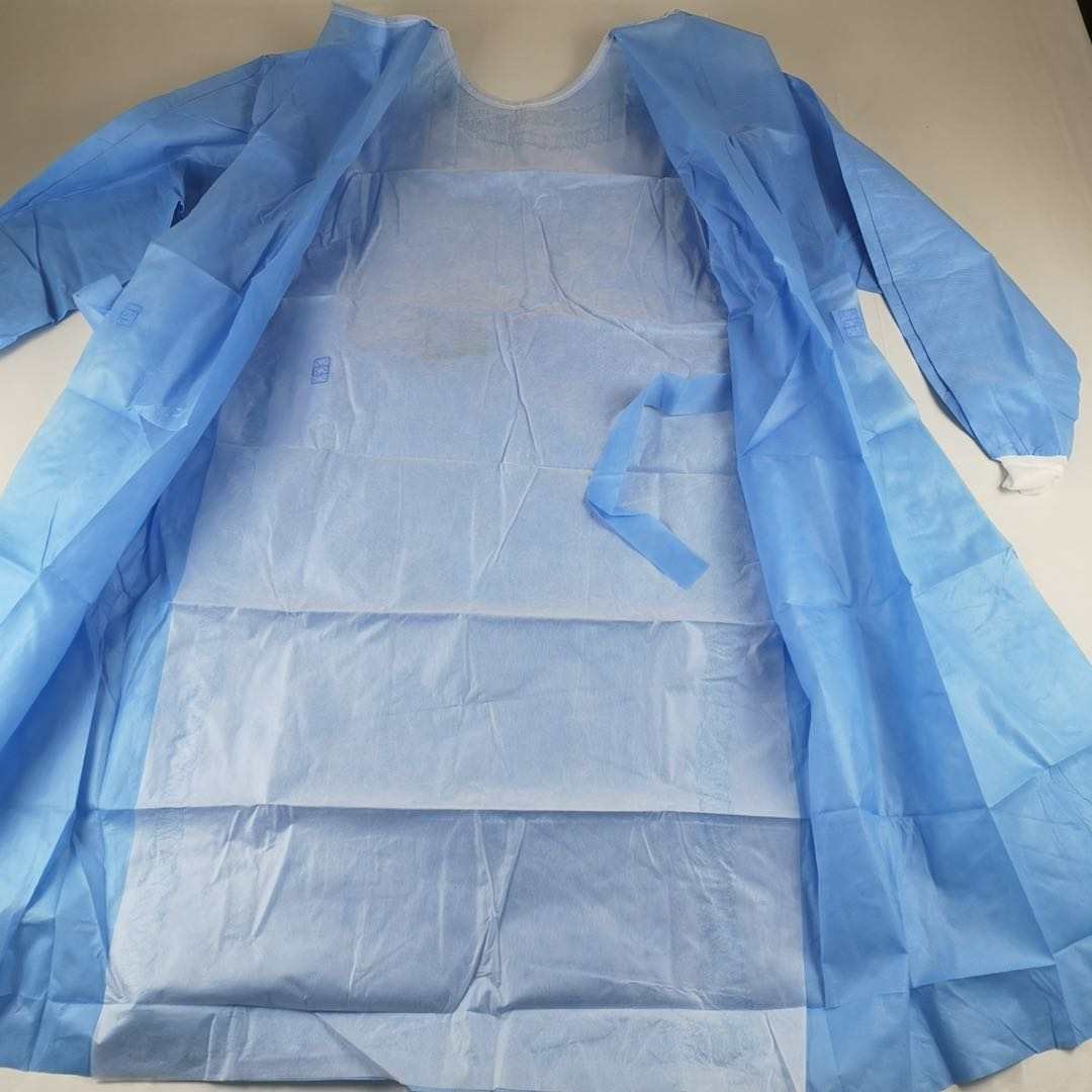 Medical AAMI Level 3 EO Sterile Disposable Reniforced Sterile Surgical Isolation Protective Gowns