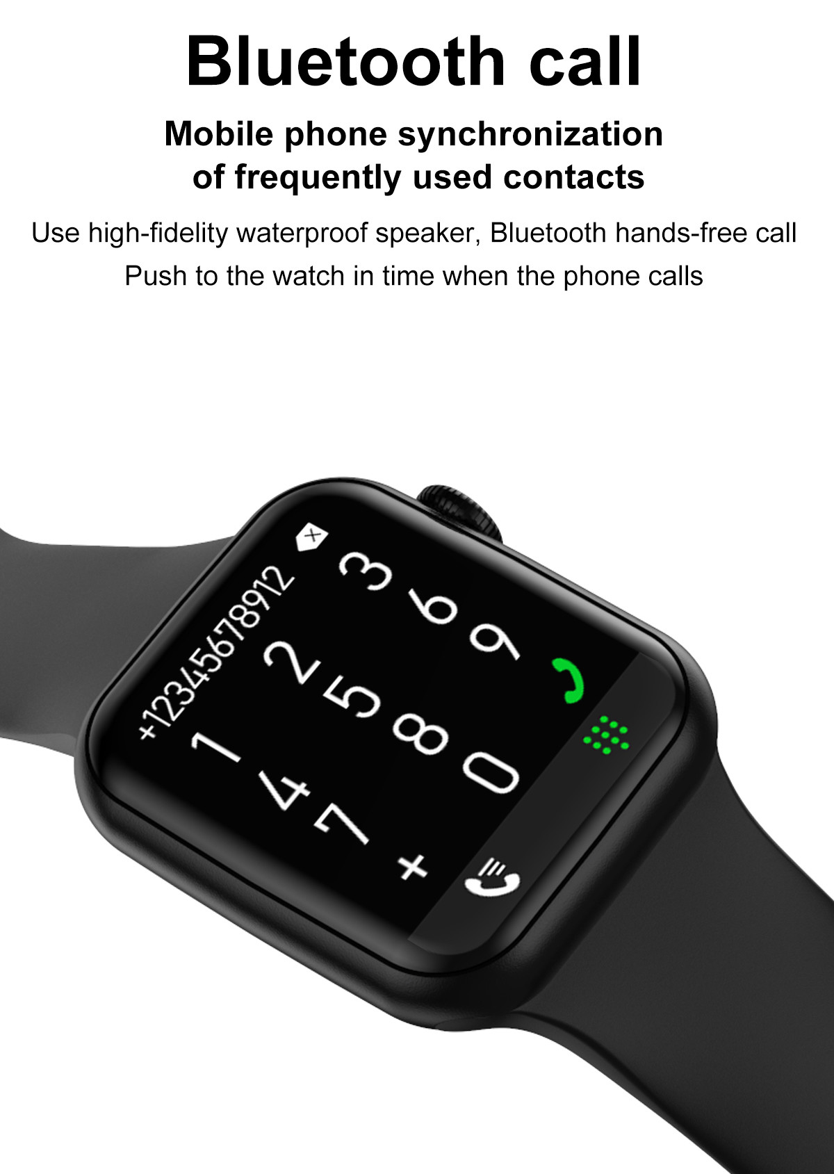DT100 SMART WATCH 6 SERIES CALL IP68 WATERPROOF WOMEN MEN SMARTWATCH ECG HEART RATE BLOOD PRESSURE