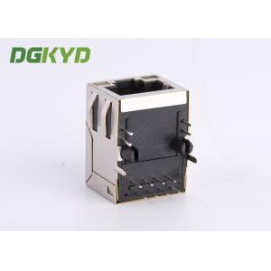 RJ45 Connector 100 megabit Cat 5 ethernet modular jack with internal magnetics