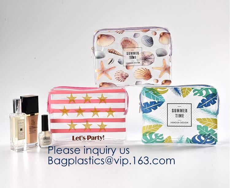 EVA High Quality Holographic neon New Design Custom PVC Jelly Bag Cosmetic Custom Make up Bag for Women BAGEASE PACKAGE