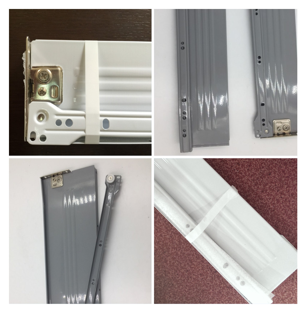 Replacement Kitchen Cabinet Telescopic Full Extension Ball Bearing Slides