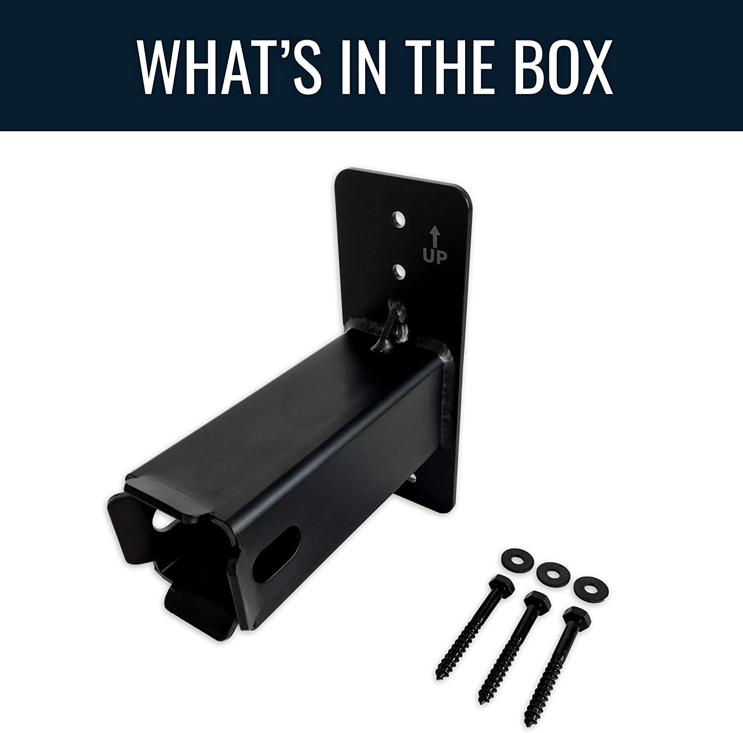 Convenient Hitch Wall Mount Bike and Cargo Rack for Trailer Hitch Receiver Storage