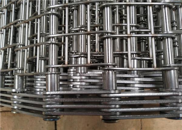 Industrial Heavy Duty Conveyor Chain Belt Stainless Steel 304 Corrosion