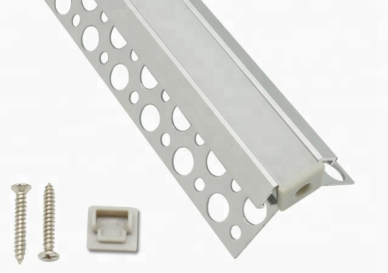 Extrusion Recessed Aluminum LED Profiles Anodised