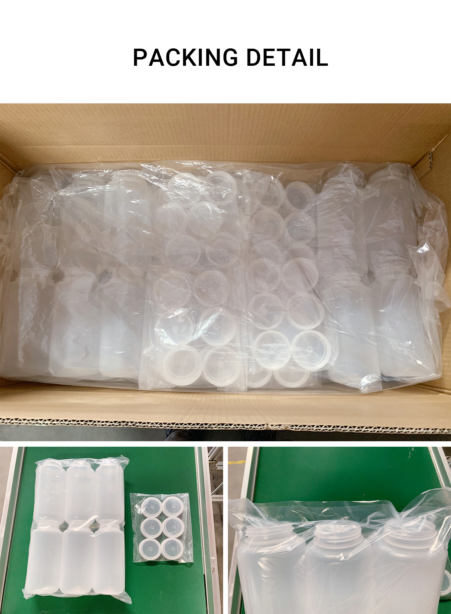 Chemical Industrial 100ml 250ml Plastic Bottles HDPE Wide Mouth For Laboratory