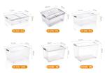 Recyclable Bin Household Multifunction Large Stackable Clothes Clear Transparent