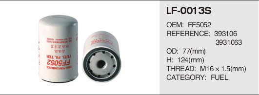 FILTER AUTO ENGINE PARTS FUEL OIL FILTER FF5052 3903640