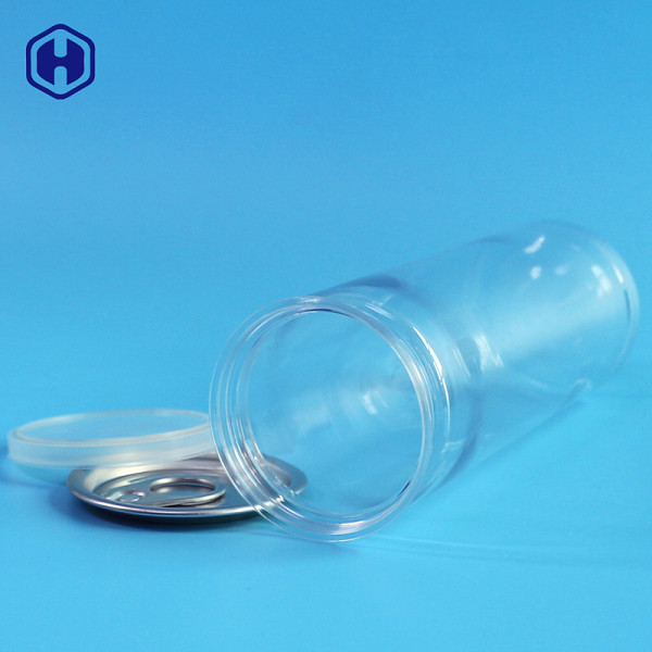 Tall Candy Clear Plastic Cans Nontoxic Odorless Reusable Eco Friendly