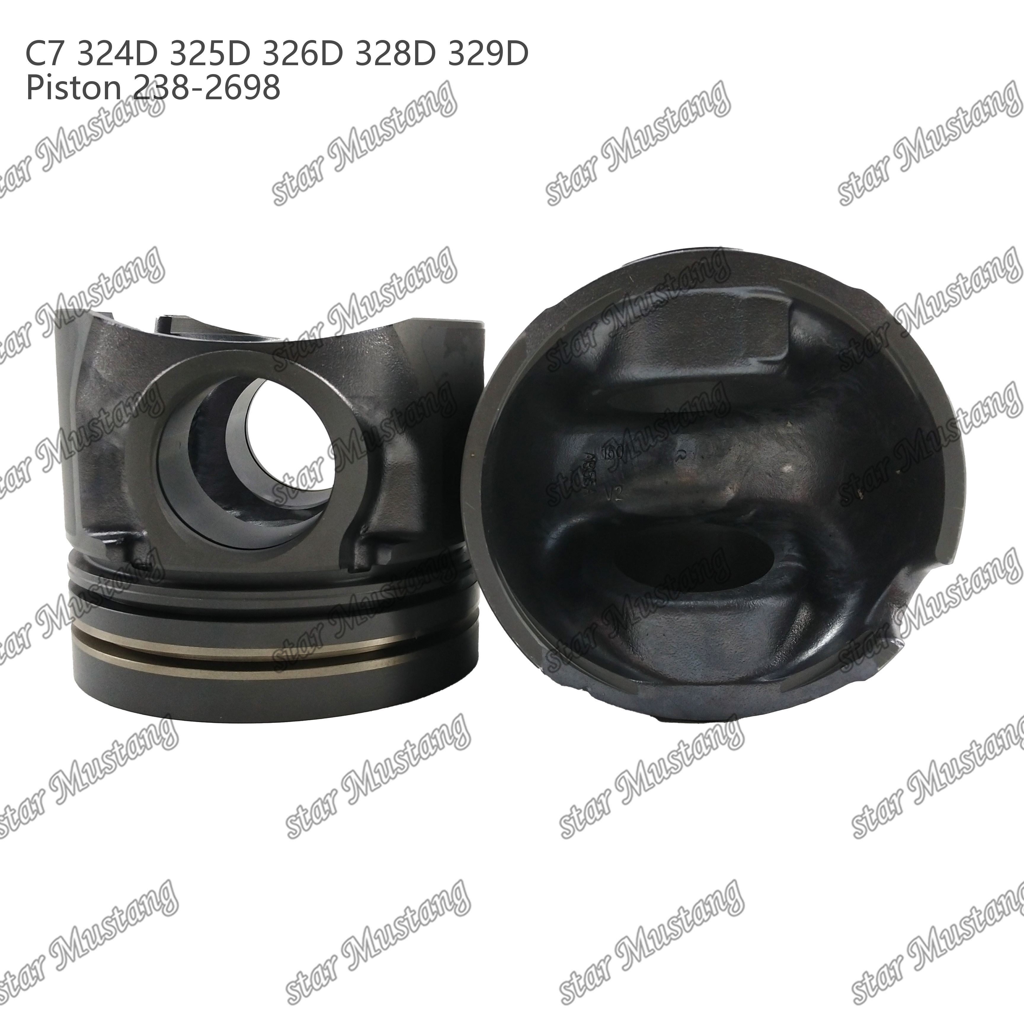 Piston C7 Aluminum 324D 325D 326D 328D 329D 238-2698 For Caterpillar Excavators And Engineering Equipment