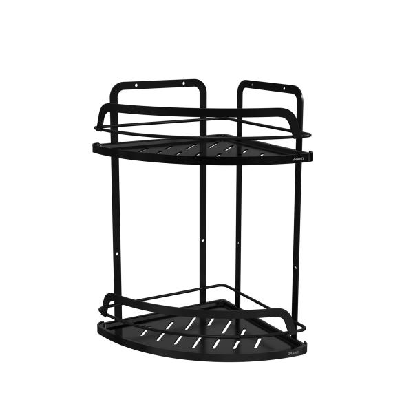 Premium Bathroom Organizer Suction Cup Iron Wire Rack Stainless Steel No