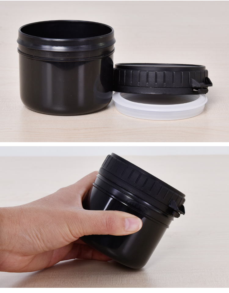 200ml Capacity HDPE Plastic Jar for Storing Medicine Tablets Pills and Protein Powder