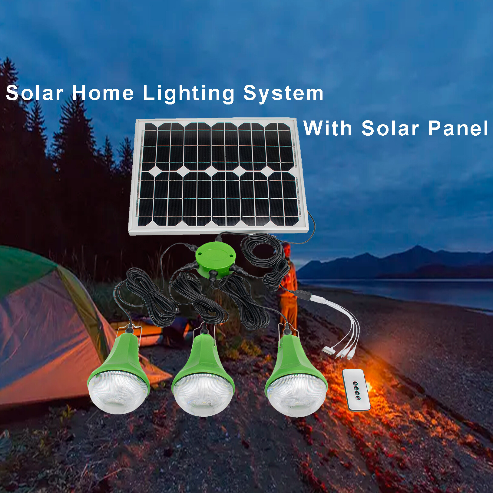 Versatile Solar Light Kits And Portable 3.8kg/Set Suitable For Any Environment