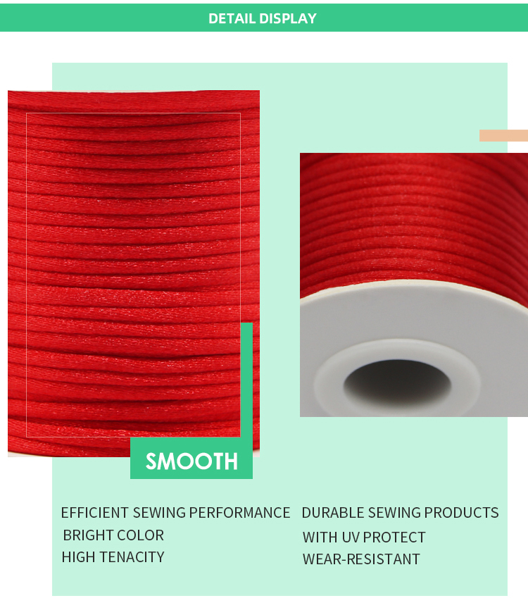 Upgrade Your Collection with Our Customizable 2 Ply Thread Bracelet Knitting Jade Cord