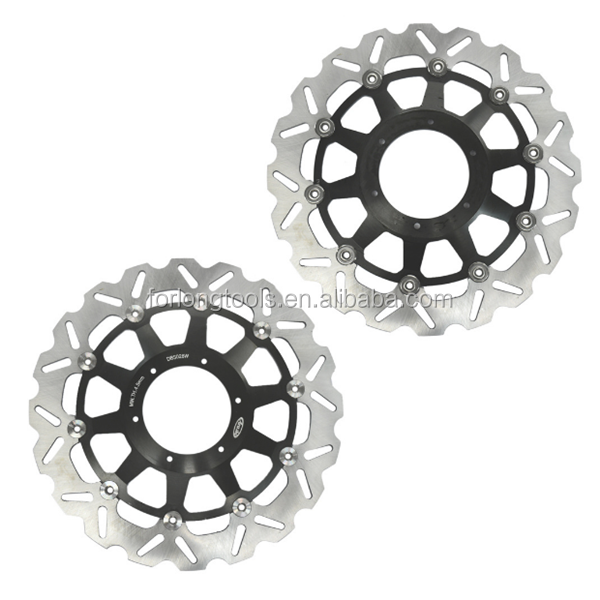 6 Mounting Hole 330MM Stainless Steel Motorcycle Floating Brake Disc Rotor for Honda CBR929 RR CBR954 RR and Performance