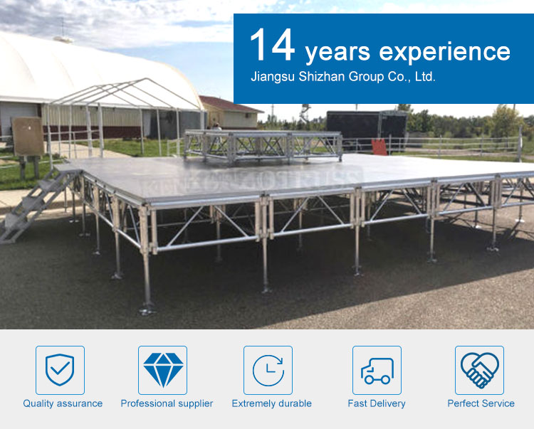 aluminium portable indoor mobile stage