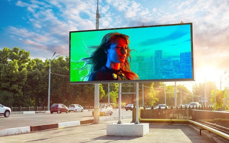 P5 7000cd/Sqm 210W Smd Outdoor Led Display MW Power Supply IP65 RoHS
