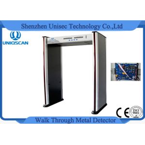  IP65 Full Body Metal Detectors , Walk Through Safety Gate PVC Synthetic Material Manufactures