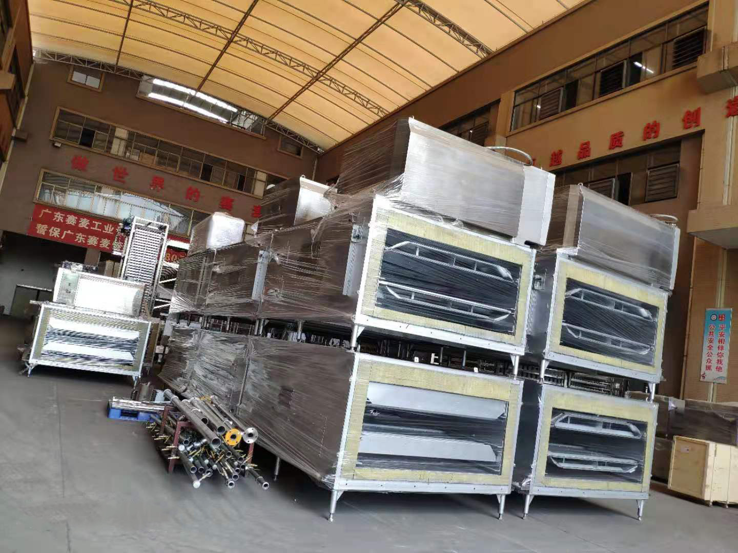 50*50 Angle Steel 380V 50Hz Biscuit Croissant Baking Electric Tunnel Oven