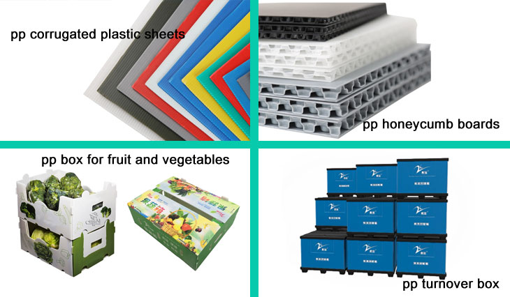 6mm 7mm 9mm 10mm Coroplast Board Polypropylene Honeycomb Panel