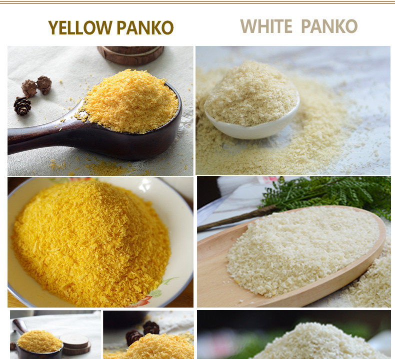 White Or Yellow 200g 2-15mm Japanese Panko Bread Crumbs For Fried Food