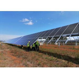 China Solar Panel Sun Single Axis Solar Tracker Galvanized Steel on sale