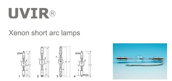 6500W 160A Xenon Projector Lamp 375mm high brightness For Cinema