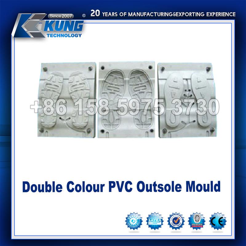 Multi Function PVC Shoe Sole Mould Anti Corrosive Three Color